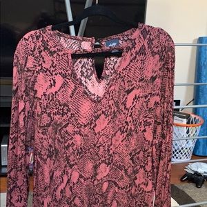 Snakeskin blouse